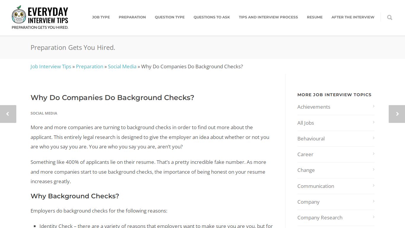 Why Do Companies Do Background Checks? - Job Interview Tips